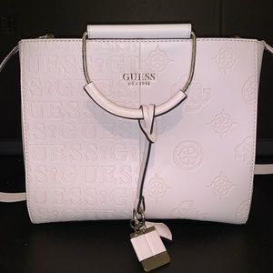 Pink Guess satchel
